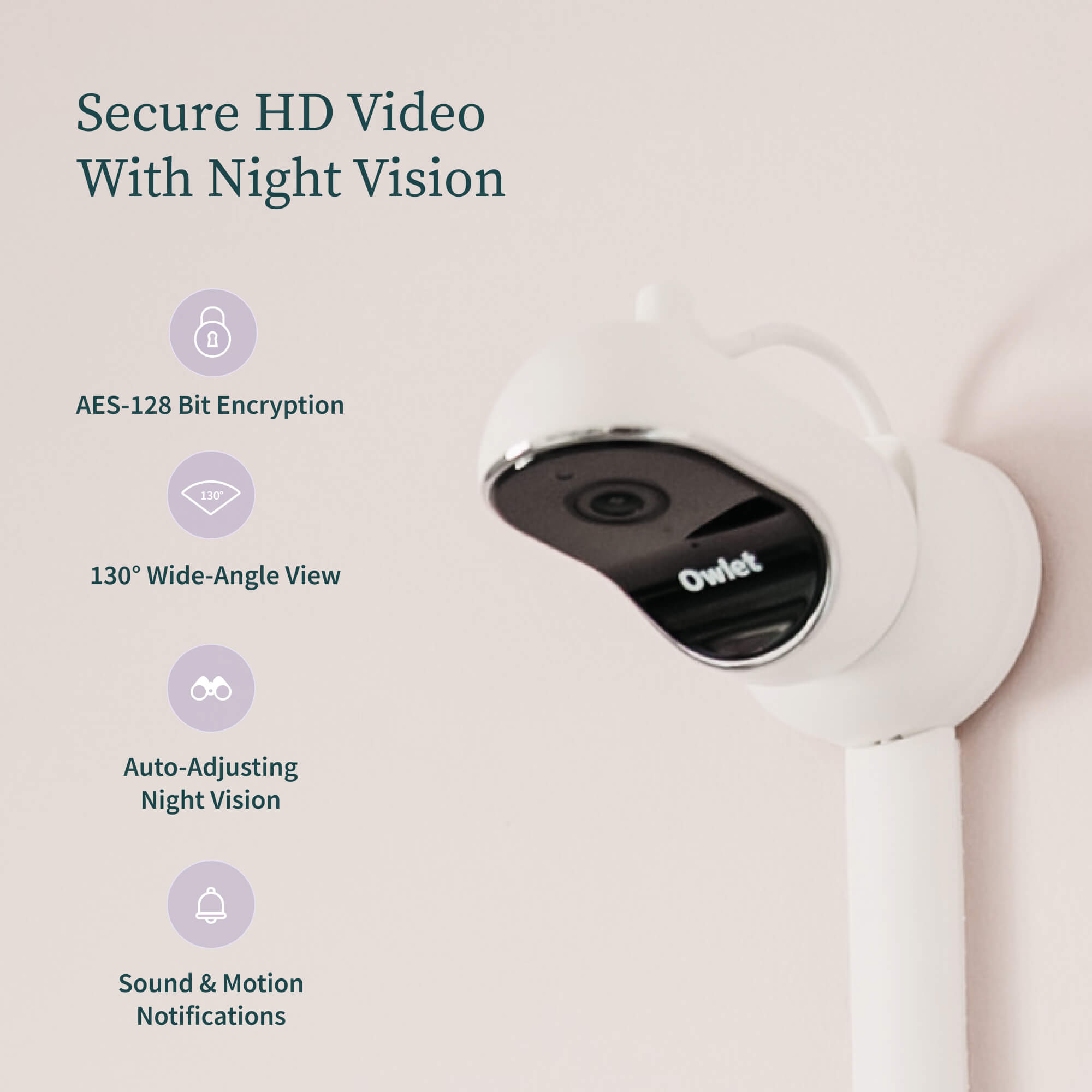 Secure HD video with night vision
