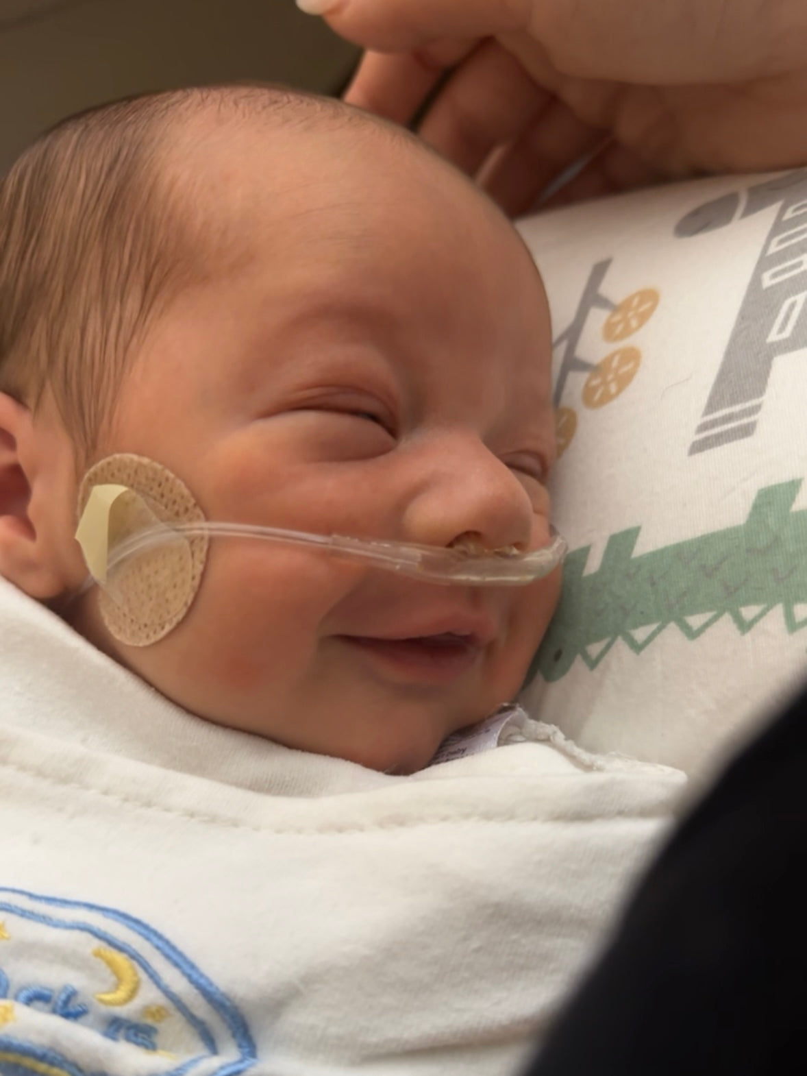 "Without our Dream Sock, we never would have known how low his oxygen was."