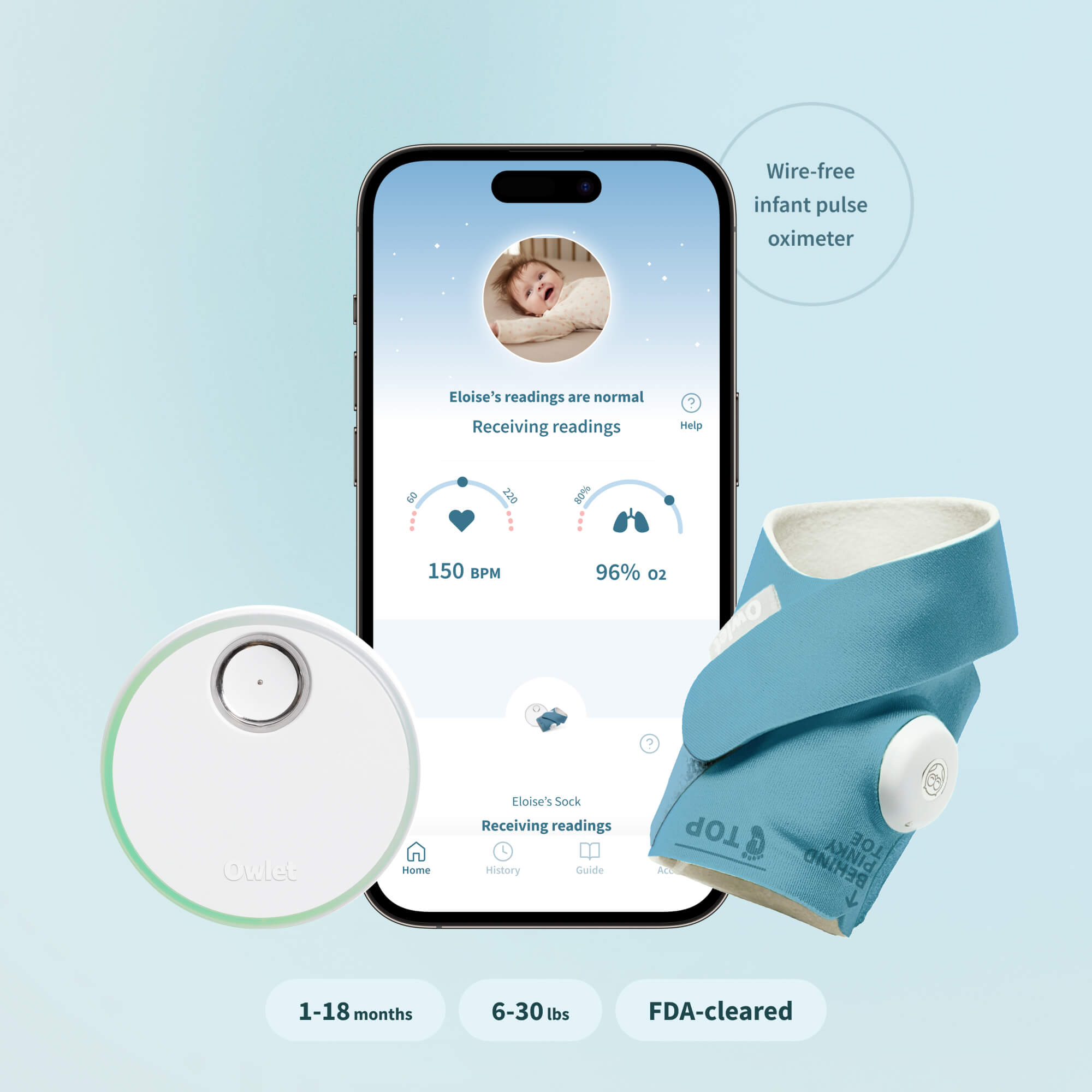 Owlet BabySat FDA-Cleared baby monitor
