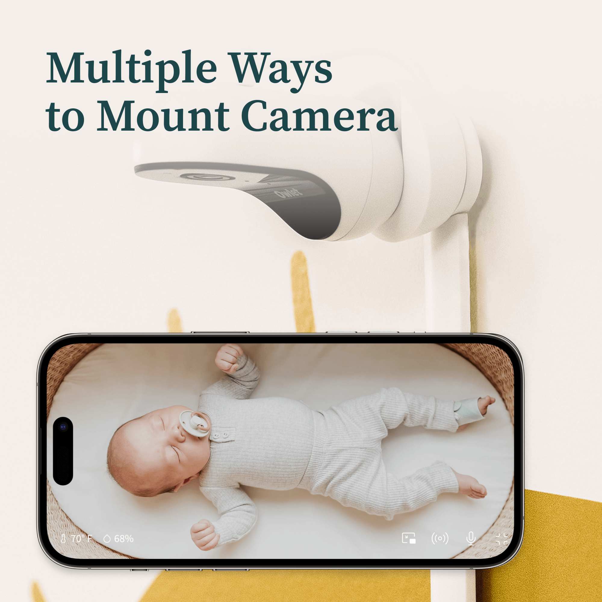 Owlet Cam Smart HD Video Baby Monitor - Single Cam