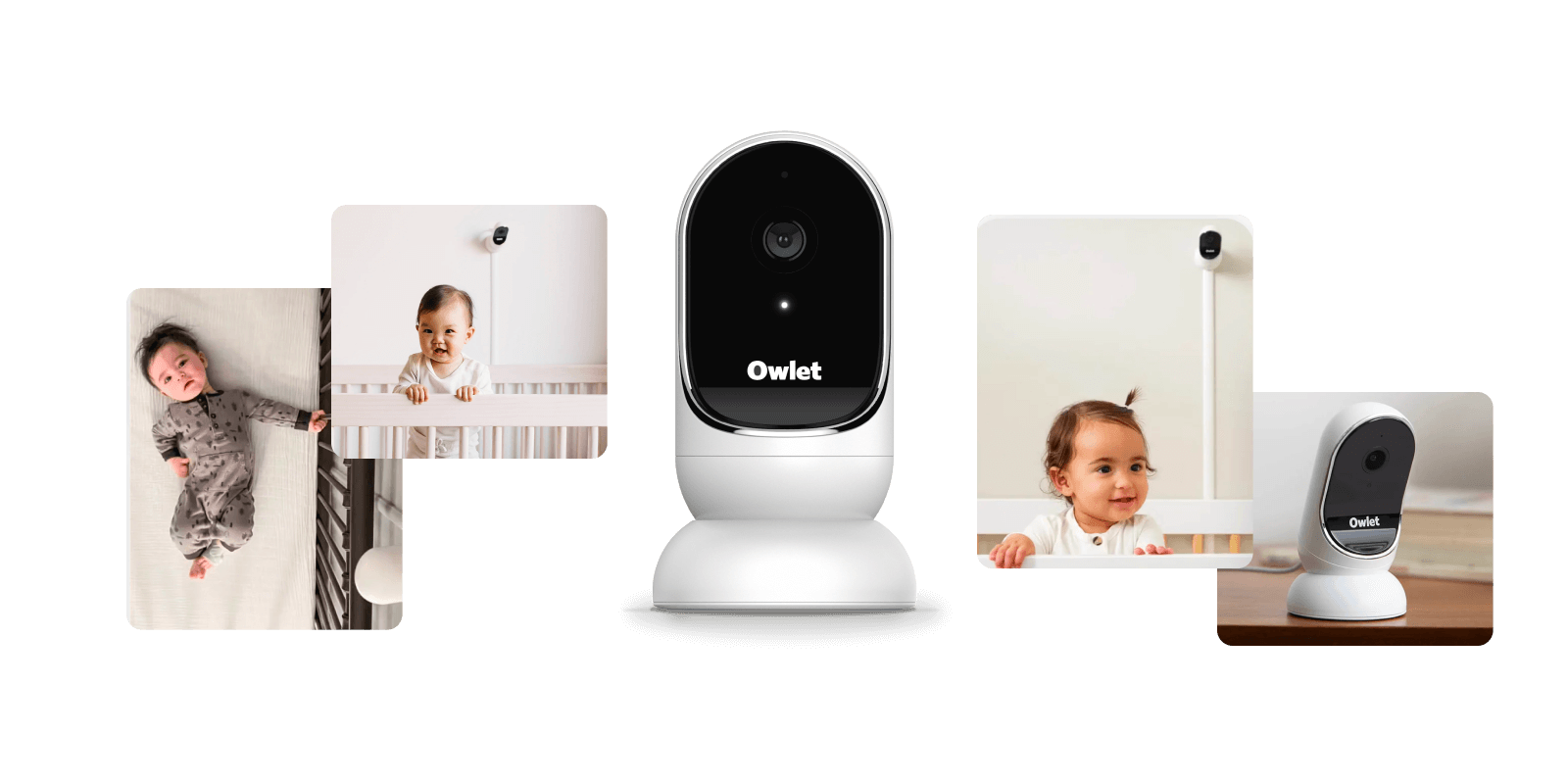 Owlet Cam Smart Baby Monitor - HD Video Monitor with Camera, Wide Angle  Lens, Audio and Background Sound, Encrypted WiFi, Motion and Sound