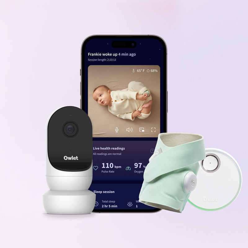 Owlet Dream Duo 2 Smart Baby Monitoring With Personalized Sleep Support - Mint